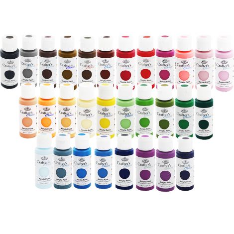 Farba akrylowa R&L Crafter's Choice 59ml, Pomarańczowa/Fluorescent Orange Yellow - 3